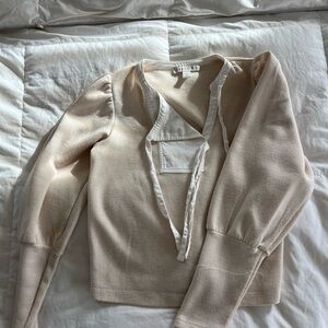 Elegant Beige Women's Sweater